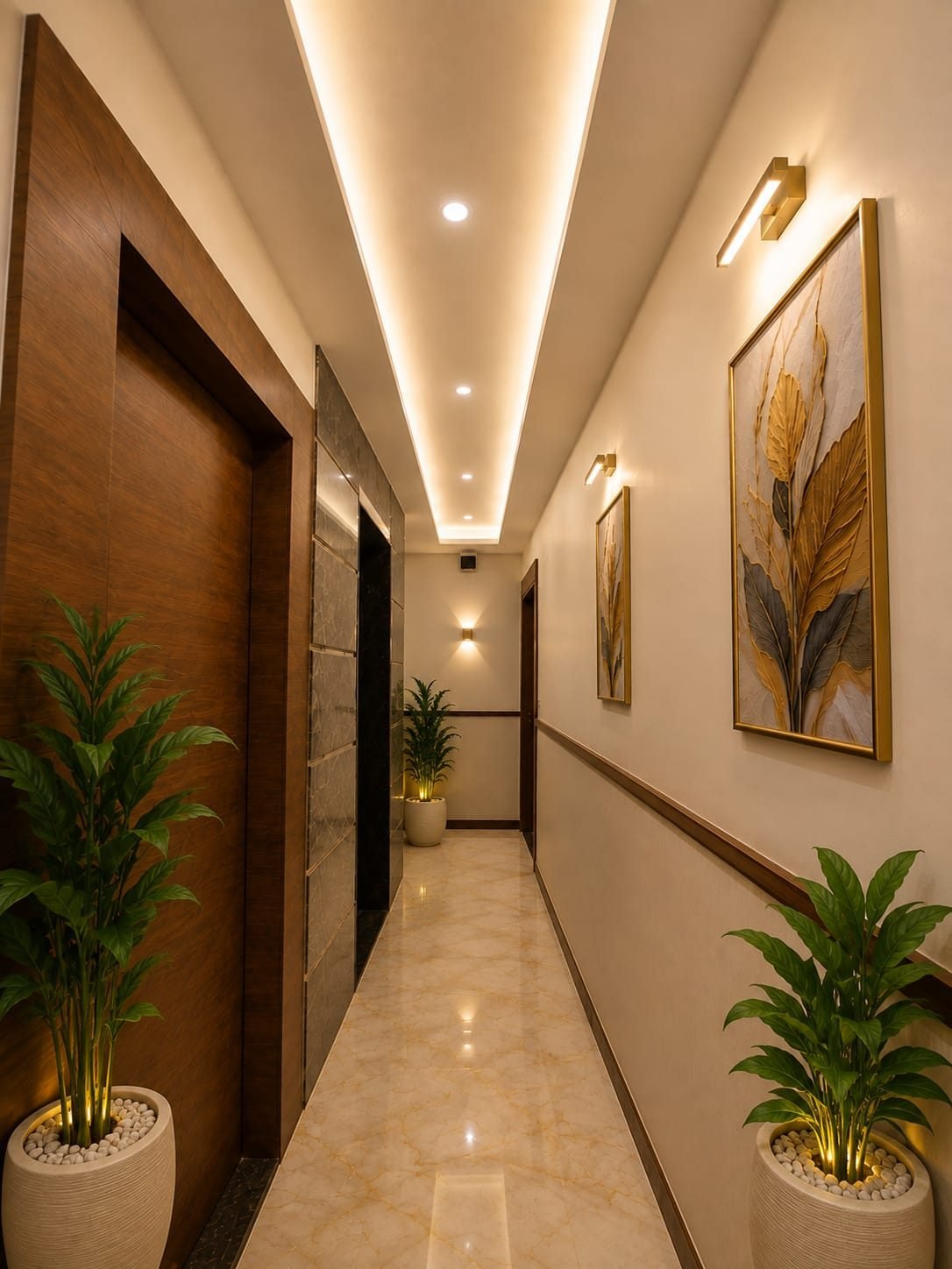 Corridor of Rajyashree Retreat
